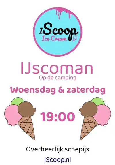 iScoop ijstruck op locatie